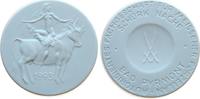 Städte Medaille Porzellan weiss Bad Pyrmont - Schürk Nachf., ca. 50,2 MM -