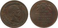 Niederlande Medaille Bronze Willem III, auf seinen Besuch in Utrecht, ca. 28,2 MM -