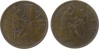 Belgien Medaille Bronze Brüssel - Münzprägeanstalt, Szene mit Hammerprägung / Szene mit mechanischer Presse, v. Michaux, ca. 30 MM -