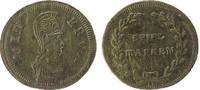 Jetons & Notgeld Spielmarke Messing Minerva - Spielmarken, v. Jakob Johann Lauer, ca. 19 x 18 MM (leicht oval) -