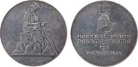 Musik Medaille Silber Vogelweide Walther von der (1170 - 1230) - auf seinen 700. Todestag, deutschsprachiger Lyriker, auf einem Steinhaufen sit -