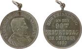 Personen Medaille Bronze versilbert Moltke Helmuth Karl Bernhard Graf von (1800-1891) - auf seinen 90. Geburtstag, Generalfeldmarschall, Brustbild -