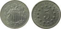 USA 5 Cents 1868 KN Shield Nickel SUP-