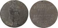Reformation / Religion Medaille Silber Augsburg - 300 Jahrfeier der Augsburger Konfession, Luther stehend / Mehrzeiler, ca. 21,5 MM, ca. 3,3 Gramm, entfernte Ös -