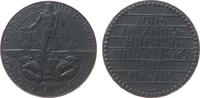 Franz Josef I (1848-1916) Spendenmedaille Zink Rotes Kreuz - den Helden der Adria, von Trapp und von Lerch, stehender Meeresgott - zu seinen Füßen zwei Wassermänner, die -