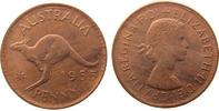 Australien 1 Penny Br Elisabeth II, Perth, etwas fleckig -