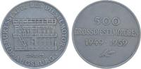 Städte Medaille Silber Augsburg - Geburtsstätte des Dieselmotors, MAN Werke, 500 Grossdieselmotoren 1949-1959 / Grossdieselmotor, ca. 35 MM, ca. -