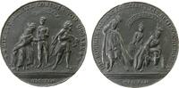 Österreich Spottmedaille Zinn Maria Theresia (1740-1780) - auf das wechselvolle Glück des Kontrahenten der Königin, Kaiser Karl VII, die nackte Königin z -
