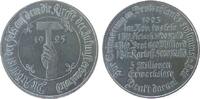Weimarer Republik Medaille Aluminium Notzeit, zur Erinnerung an Deutschlands schlimmste Zeit, ca. 38 MM, etwas berieben -