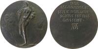 Personen Medaille Bronzeguß Dürer Albrecht (1471-1528) - auf seinen 500. Todestag, , Maler und Grafiker, stehende nackte Frau mit langen Haaren zw -
