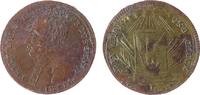 Jetons & Notgeld Jeton Bronze Wilhelm III. (1797-1840) - Mit Glanz und Glück, Brustbild nach links / Adler vor Armaturen, v. Lauer, ca. 23 MM, fleckig -