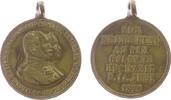 vor 1914 tragbare Medaille Messing Wilhelm I (1797-1888) und Augusta - auf die Goldene Hochzeit, beider Büsten nach rechts / Mehrzeiler, Preussen, ca. 26,5 -