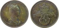 Personen Medaille Bronze Ferdinand I (1835-1848) - auf die böhmische Krönung, Brustbild der Kaiserin Maria Anna / ..ET ALTERA MIHI PATRIA - Kronin -
