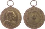 Franz Josef I (1848-1916) tragbare Medaille Bronze vergoldet Franz Joseph I (1848-1916) - für 40 Jahre treue Dienste, Brustbild nach rechts / signum laboris fideliter pe -
