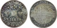 Casino Jeton zu 100 Schilling Silber Casinos in Österreich - Bregenzer Festspiele, Ansicht der Theateranlage / Wert, v. H. Zobel, ca. 35 MM, ca. 15,9 Gramm, P -