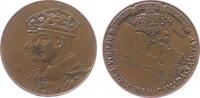 Kanada Medaille Bronze Georg VI (1936-1952) - auf seinen Besuch in Kanada, die Büsten von Georg VI und Elisabeth nach links / Landkarte von Kan -