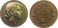 Großbritannien Medaille Aluminium verkupfert Elisabeth II. - auf Ihre Krönung, Büste nach rechts / Mehrzeiler, ca. 35,5 MM, kleine Randfehler, Beschicht -