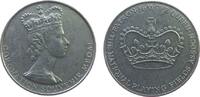 Großbritannien Medaille Aluminium Elisabeth II. - auf Ihre Krönung, Büste nach rechts / Krone und Umschrift, ca. 35 MM -