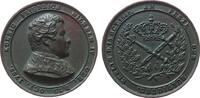 Berlin Medaille Eisenguß Friedrich Wilhelm IV. (1840-1861) - auf seine Huldigung in Berlin, Brustbild nach rechts / Krone, Zepter und Schwert, v -