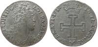 Lothringen Teston Ag Lothringen Herzogtum - Leopold Joseph, Lorraine, Nancy, justiert -