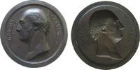 Großbritannien Galvano Bronze Canning George - auf seinen Tod, Premierminister, Büste nach links, v. Galle, ca. 54,7 MM, GALVANO der Vorderseite -