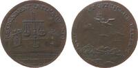 Harz-Münzmeisterpfennige Rechenpfennig Kupfer Bonhorst Heinrich - Harz, Clausthal, Waage zwischen Probierofen und Probierwaage / Taube mit Ölzweig über Harzgegend, ca. -