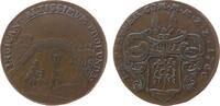 Harz-Münzmeisterpfennige Rechenpfennig Kupfer Pfeffer Johann Anton - Harz, Zellerfeld, Wappen / Zwei arbeitende Bergleute im Stollen - PROFVNDA., ca. 26 MM -