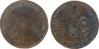 Harz-Münzmeisterpfennige Rechenpfennig Kupfer Pfeffer Johann Anton - Harz, Zellerfeld, Wappen / Zwei arbeitende Bergleute im Stollen - PROFVNDA., ca. 26,5 MM -