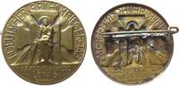 Weimarer Republik Abzeichen Messing Leipzig - auf den Deutschen Reichskriegertag, einseitig, ca. 36 MM, wohl nachgelötete Nadel -