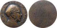 Personen Medaille Bronzeguß Roggenkamp Walt(h)er, Büste nach rechts, einseitig, ca. 48 MM -