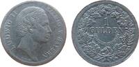 Jetons & Notgeld Werbemarke Zinn Vereinsbank Bayern - in Form eines Gulden Ludwig II., ca. 22,2 MM -