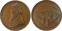 Personen Medaille Bronze Essenwein August Ottmar Geheimrat (1831-1892) - auf seinen Tod, Brustbild nach links / Ansicht des Germanischen Nationalm -