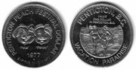 Kanada 1 $ Ni British Columbia,Penticton, Strand, Peach Festival /33 MM -
