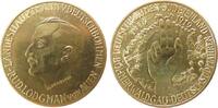 Personen Medaille vergoldet Auen Rudolf Logman von (1877-1962) - deutsch-böhmischer Politiker, Landeshauptmann von Deutschböhmen, Büste nach links -