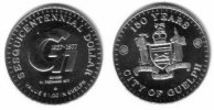 Kanada 1 $ Ni Guelph,2 große G, 150 Jahre Guelph - Wappen /33 MM -