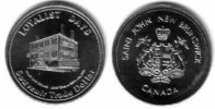 Kanada 1 $ Ni New Brunswick,Saint John, Wappen /33 MM -