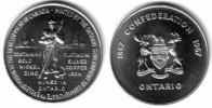 Kanada Token KN Ontario,Bergmann, Wappen /36 MM -