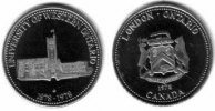 Kanada Token Ni Ontario,London, Universität, Wappen /33 MM -
