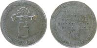 Reformation / Religion Medaille 1821 Bronze versilbert Bretten - auf die Vereinigung der evangelischen Protestanten und Christen, Altar mit Kelch...