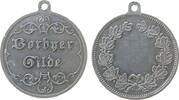 Städte tragbare Medaille Aluminium Borby - auf die Borbyer Gilde, Schrift / leeres Gravurfeld, ca. 29 MM -