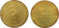 Jetons & Notgeld 2 Joachimstaler Messing Kudorf in Berlin, ca. 31 MM, dezentriert -