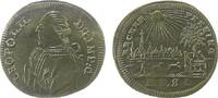 Rechenpfennig Rechenpfennig Messing Lauer - Leopold II., Nürnberg, Büste nach links / Sonne über Landschaft, Signatur: E.L.S.L. , ca. 22,5 MM -