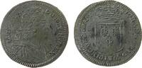 Rechenpfennig Rechenpfennig Messing versilbert Weidinger Johann Friedrich - Louis XV., Nürnberg, Büste nach rechts / Lilienwappen, ca. 30 MM -