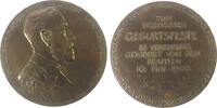 Personen Medaille Bronze Neufeldt Karl (1838-1921) - auf seinen 70.Geburtstag, österreichischer Großindustrieller und norwegischer Großkonsul, Büs -