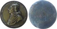 Vatikan Medaille Bronze Oppizzoni Carlo (1769-1855) - Kardinal u. Erzbischof von Bologna, erhabenes Brustbild nach links, einseitig, v. Piccioli, -