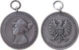 Schützen nach 1945 tragbare Medaille Silber Heilbronn - auf das 24. Herbstschiessen, Brustbild von Landesschützenmeister Oskar Herrmann nach links / Wappenadler, ca. -