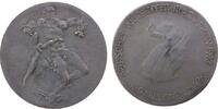 Weimarer Republik 100 Millionen Mark Messing versilbert Deutsches Volksopfer Ruhr und Rhein, v. Goetz Karl, ca. 33 MM -