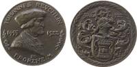 Personen Medaille Bronze Reuchlin Johannes (1455-1522) - auf seinen 400. Todestag, Reuchlin Jubiläum, Humanist, Pforzheim, Baden, v. B.Mayer, ca.3 -