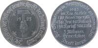Weimarer Republik Medaille Aluminium Notzeit, zur Erinnerung an Deutschlands schlimmste Zeit, 38 MM, kleine Randfehler -