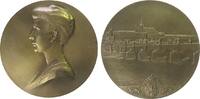 Personen Medaille Bronze Maria Annunziata (1876-1961), Erzherzogin und Äbtissin des Theresianischen adeligen Damenstiftes auf dem Prager Hradschi -